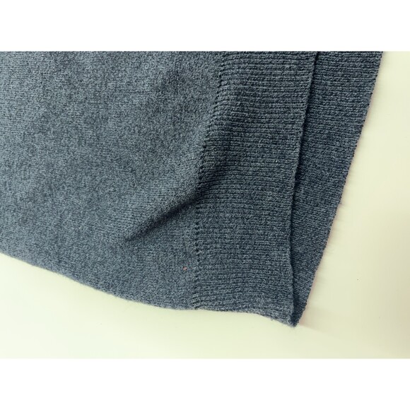 Trussardi Jeans Blue Knit Sweater Vest Blue Navy Made in Italy Cotton Large - Picture 12 of 12